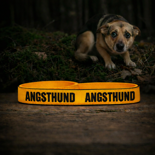 Exclusive warning tape for fearful dogs