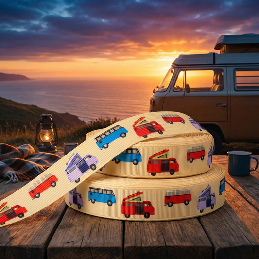 Exklusives  Campingbus-Charme -Band – 22mm