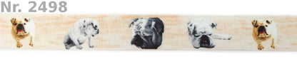 Exklusives  Bulldoggen-Liebe -Band – 25mm