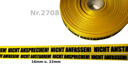 Exklusives Warnband  Nicht Ansprechen! Nicht Anfassen! Nicht Anstarren!