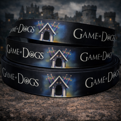 Exklusives  Game of Dogs - Band mit Hundehütte - Thron – 22mm