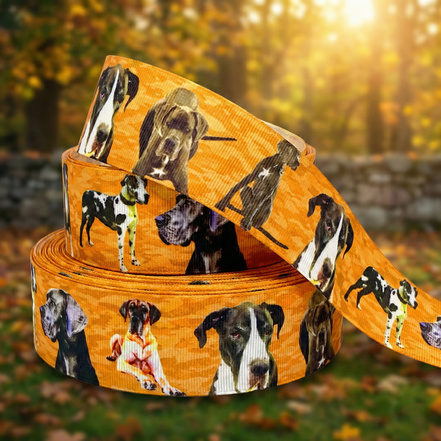 „Deutsche Dogge“ – Exklusiv & Stark – Ripsband 38 mm