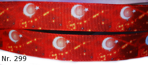 Exklusives  Band mit Sichelmond und Stern – 16mm