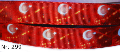 Exklusives  Band mit Sichelmond und Stern – 16mm