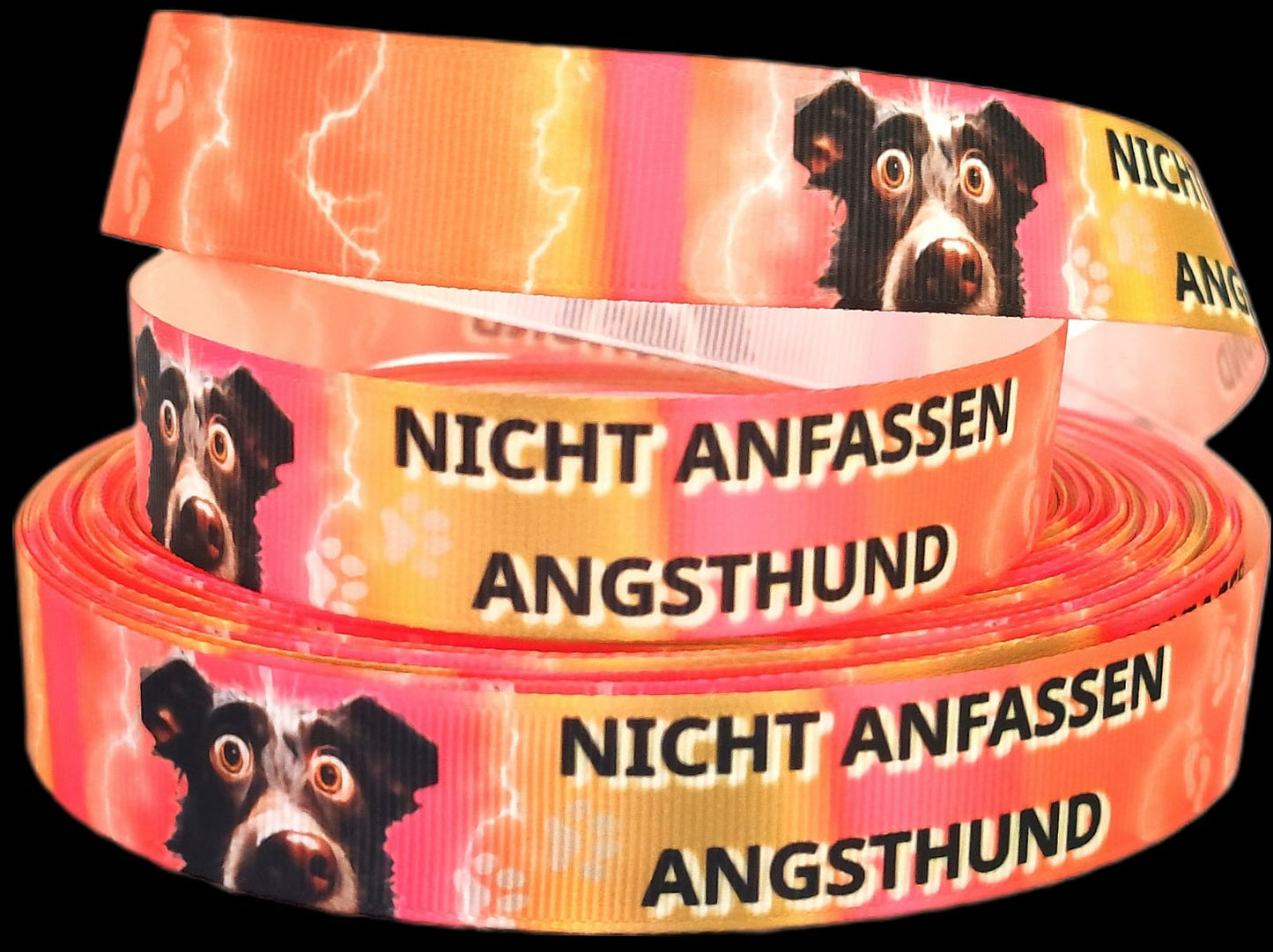 Nicht Anfassen: Angsthund – Exklusives bedrucktes Band 22mm