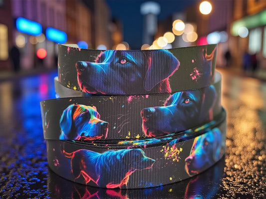Cybercanine Vision – Exklusives bedrucktes Band 25mm