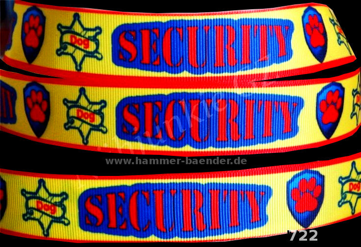 Exklusives  Security Dog - Band im Paw Patrol Stil – 25mm