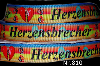 Exklusives  Herzensbrecher - Band mit Sonnenuntergang & Pfoten – 22mm