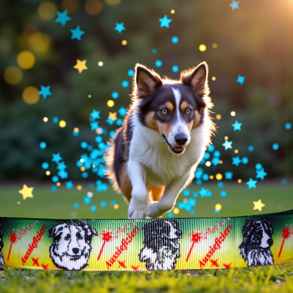 Exklusives  Aussiefiziert -Band – Verzaubert vom Australian Shepherd – 22mm