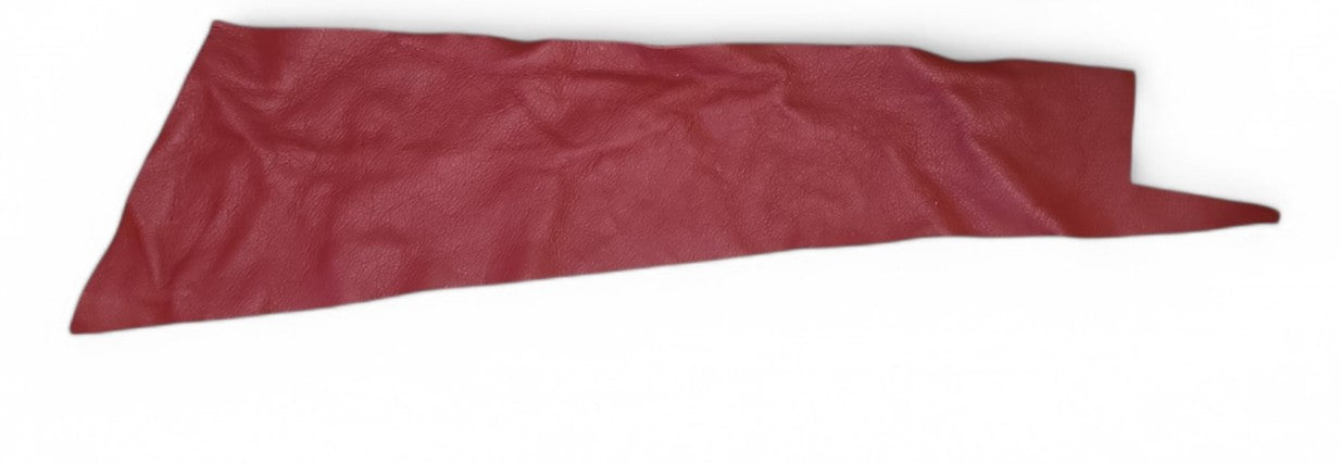 Restposten Lederstreifen (Echt, Nappaleder) Feuerrot