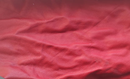 Restposten Lederstreifen (Echt, Nappaleder) Feuerrot