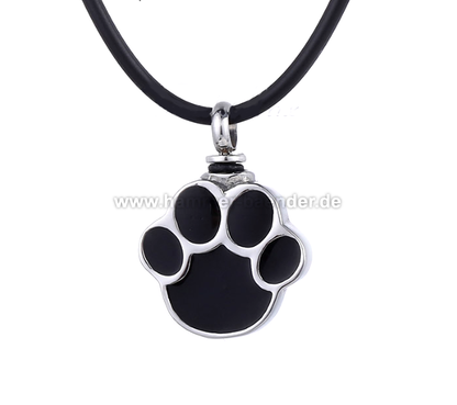 Urnen Anhänger Pfote