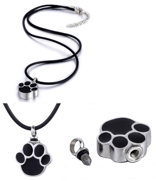 Urnen Anhänger Pfote