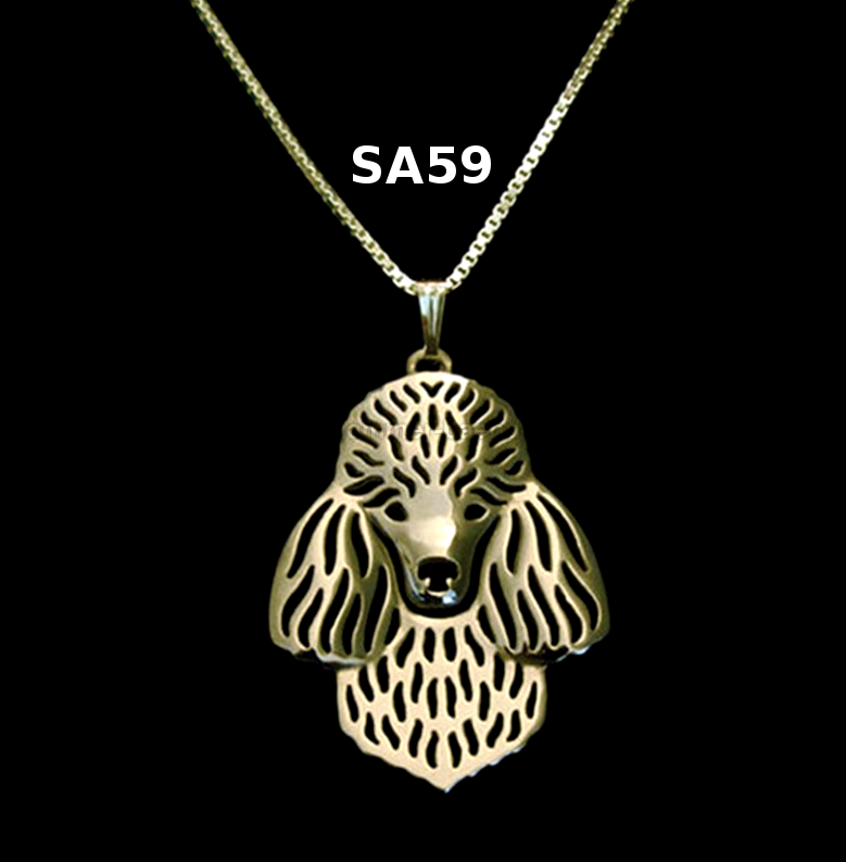 PUDEL | Halskette mit Anhänger | Vergoldet