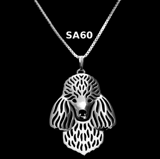 PUDEL | Halskette mit x Anhänger | Versilbert