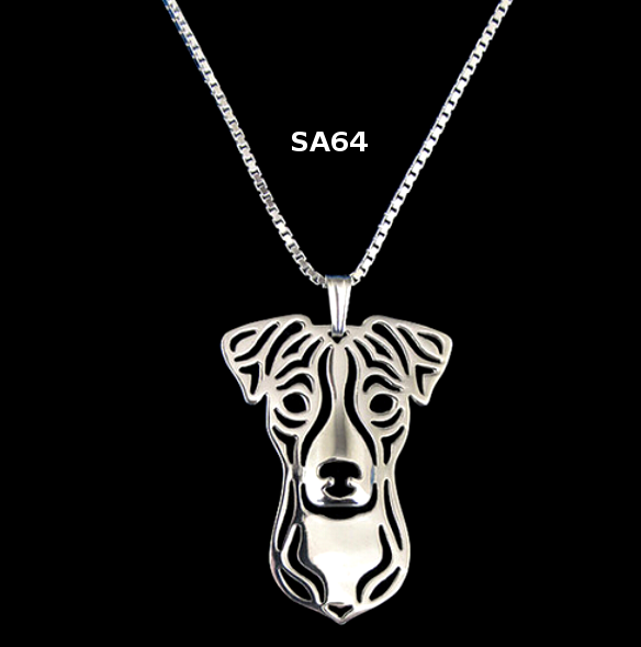 JACK RUSSEL | Halskette mit Anhänger | Versilbert