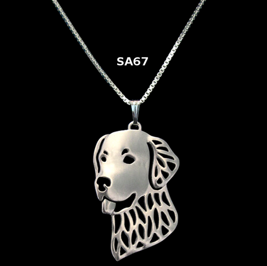 LABRADOR | Halskette mit Anhänger | Versilbert