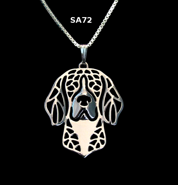 HUND | Halskette mit Anhänger | Versilbert