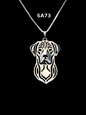 RHODESIAN RIDGEBACK | Halskette mit Anhänger | Versilbert