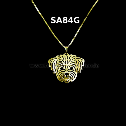 HAVANESER | Halskette mit Anhänger | Vergoldet