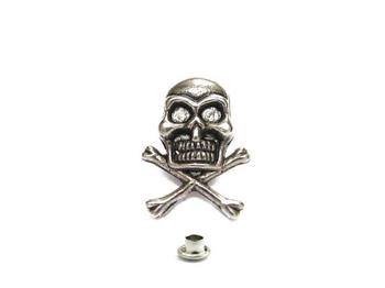 decorative rivet skull