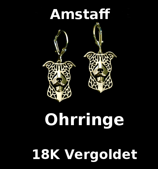 Amstaff Ohrringe | 18K Vergoldet