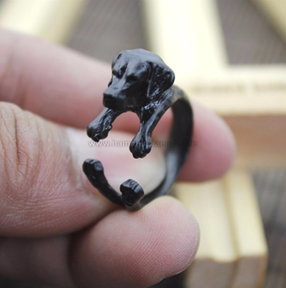 Labrador (Goldi) Ring mit Farbauswahl | Anpassbar & Edel