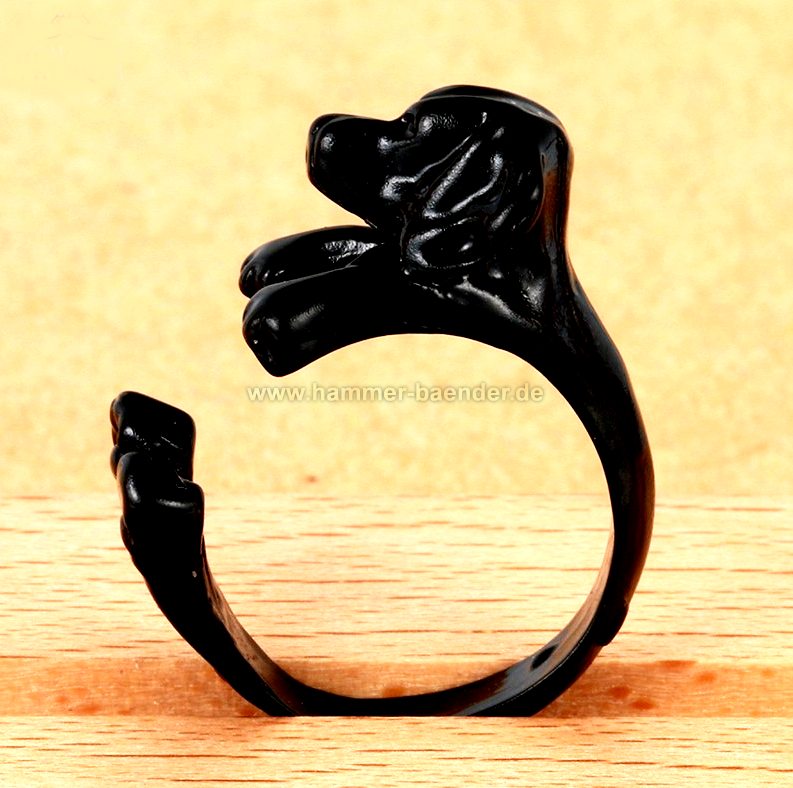 Labrador (Goldi) Ring mit Farbauswahl | Anpassbar & Edel