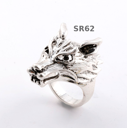 Wolf Ring in Bronze & Silber | Metall, Nickel- und Cadmiumfrei