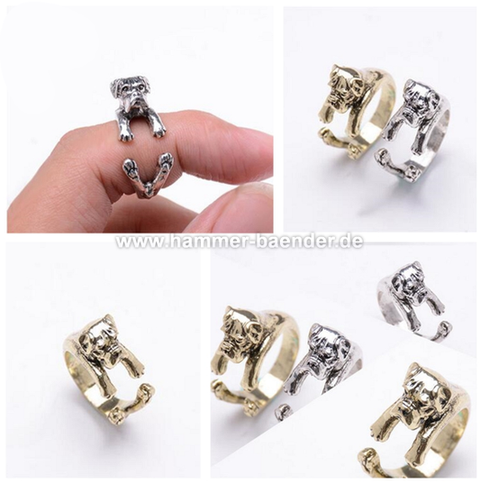 Vielfältige Hunde-Themenringe in Farbauswahl | Anpassbar & Edel