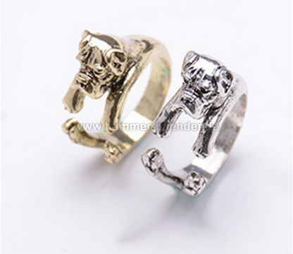 Vielfältige Hunde-Themenringe in Farbauswahl | Anpassbar & Edel