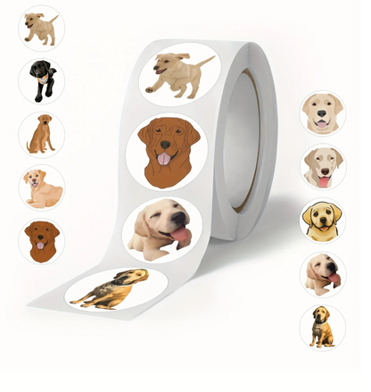 Labrador-Sticker – Liebe auf den ersten Kleb