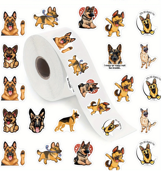 Schäferhund-Sticker – Treue zum Aufkleben