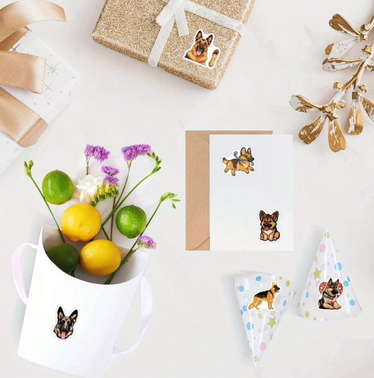 Schäferhund-Sticker – Treue zum Aufkleben