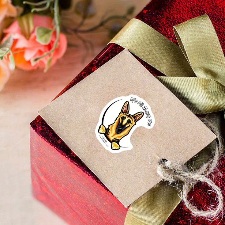 Schäferhund-Sticker – Treue zum Aufkleben