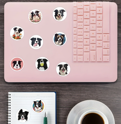Border Collie-Sticker – Für flinke Köpfe und große Herzen
