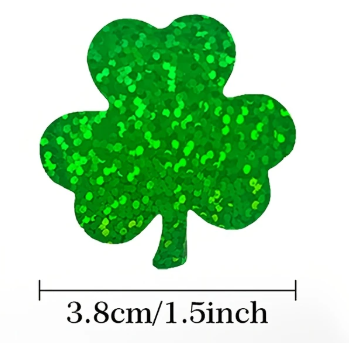 Glückskleeblätter – Hologramm-Sticker für dein Glück