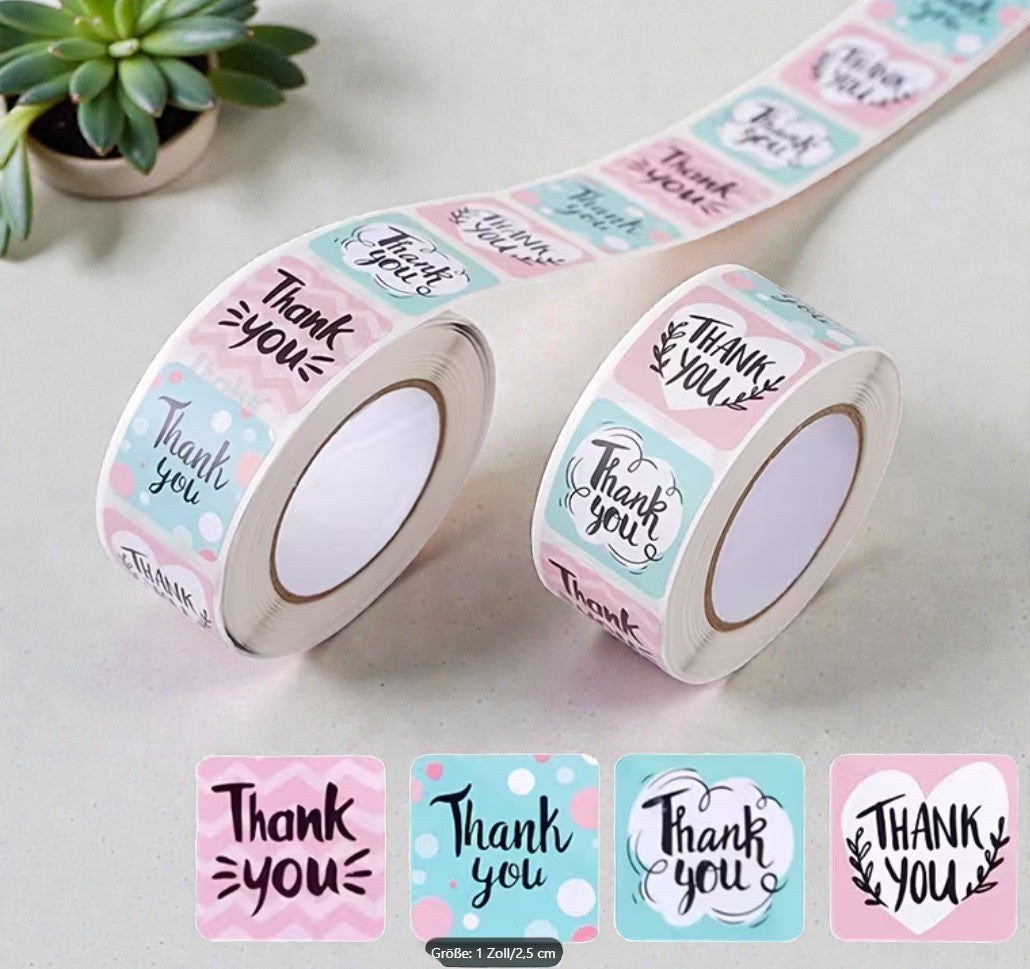 Thank you!  Aufkleber - Vielfältige Designs