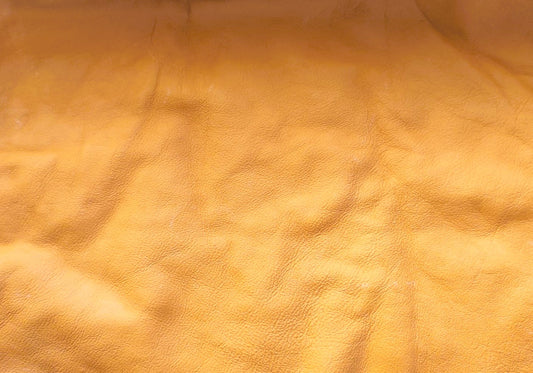 Restposten Lederstreifen (Echt, Nappaleder) Sonnenorange