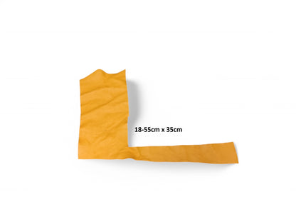 Restposten Lederstreifen (Echt, Nappaleder) Sonnenorange