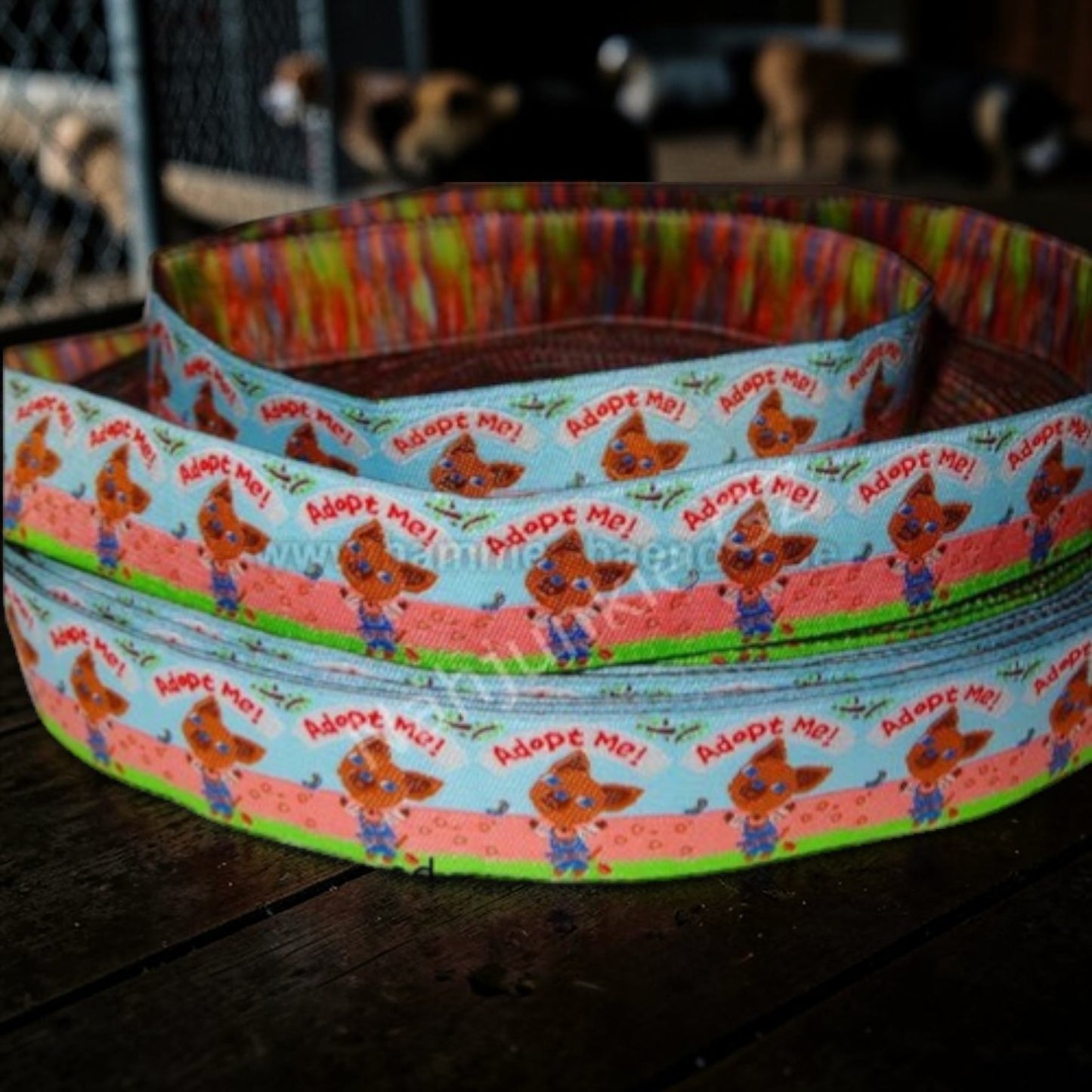 „Adopt Me! – Herzliches Tierschutz-Webband“ 20mm
