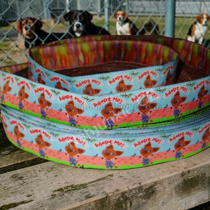 „Adopt Me! – Herzliches Tierschutz-Webband“ 20mm