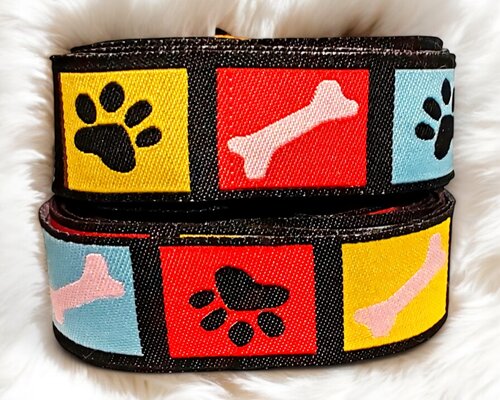 Tierische Parade – Webband im Pop-Art-Look in 22mm