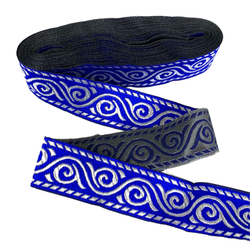 Griechisches Ornament  Wellen  Webbänder - Elegante Ornamente in Blau und Rot