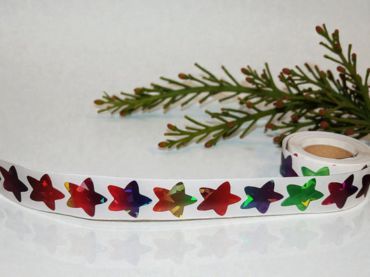 Sternenzauber – Hologramm-Sticker in bunten Farben