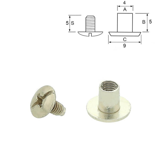 Buchschraube Gürtelschraube 10Stk, verschiedene Größen