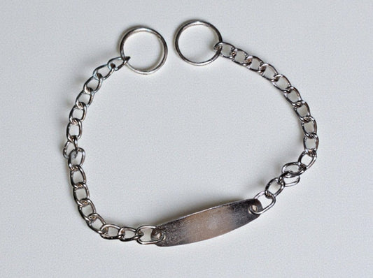 Kettenglieder-Halsband mit Gravurplatte – Ein edles Accessoire für deinen Hund