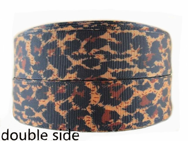Double-Sided Leopard  - 25mm Zweiseitiges Leopard-Muster