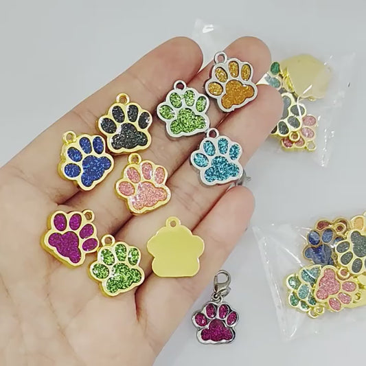 Glitzer-Pfotenanhänger – Ein funkelndes Highlight