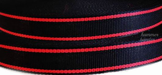 Gurtband gestreift in verschiedene Farben